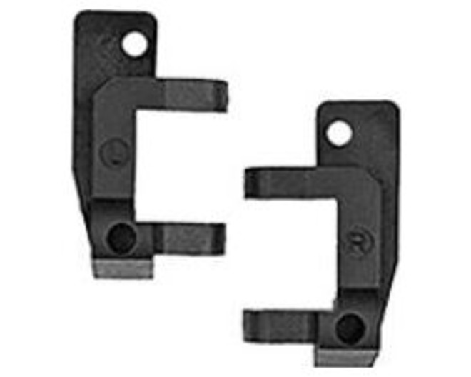 RC10 Front Caster Blocks 30 Deg Black photo
