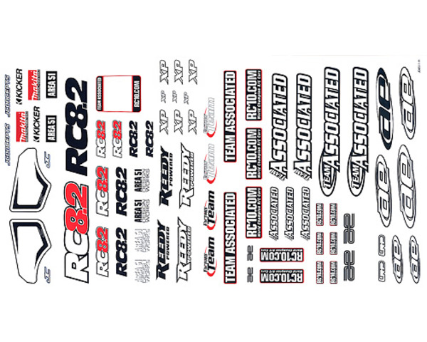 discontinued Decal Sheet Rc8.2 photo