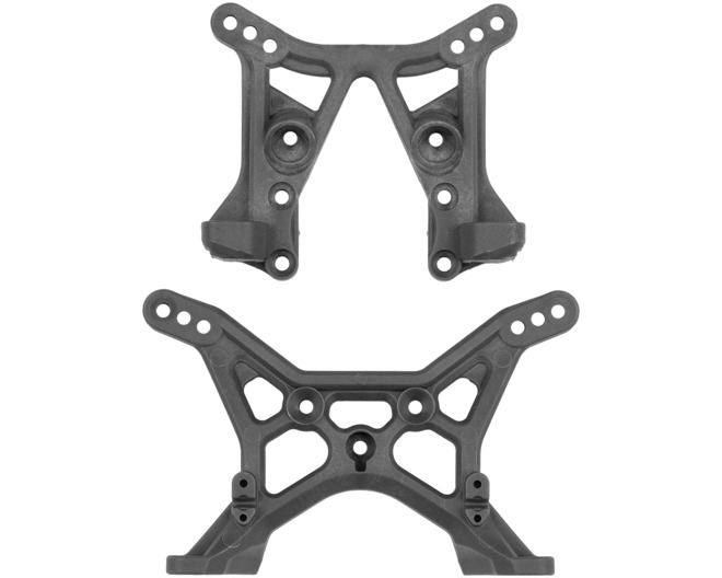 RB10 Retro Shock Tower Set Gray
