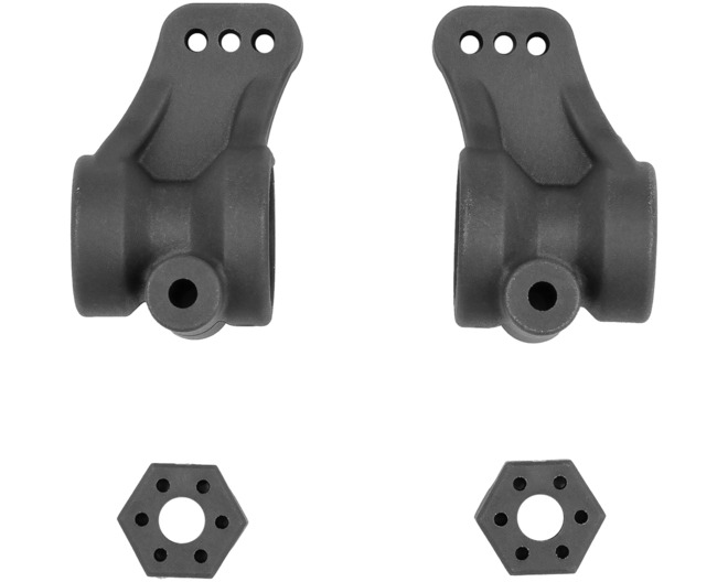 RB10 Retro Rear Hubs and Wheel Hexes Gray