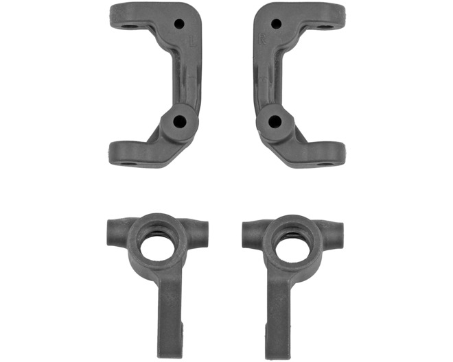 RB10 Retro Steering Blocks and Caster Blocks Gray