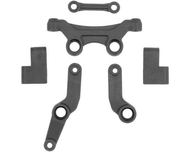 RB10 Retro Steering Bellcrank Set Gray