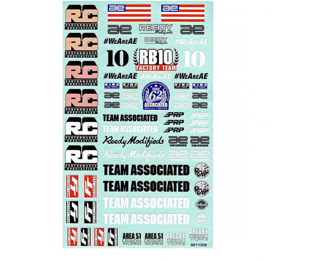 RB10 Retro Ft Decal Sheet