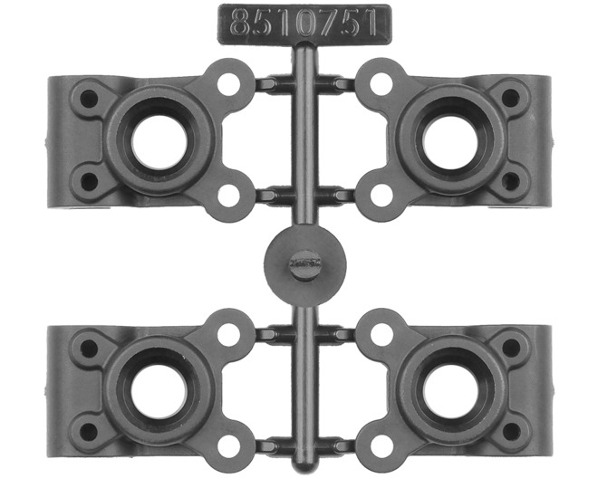 RC10B7 FT Carbon Rear Hub Set -4mm Offset photo