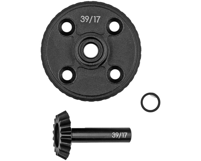 RC10B84 FT 39/17 Ring and Pinion Gear Set Steel photo