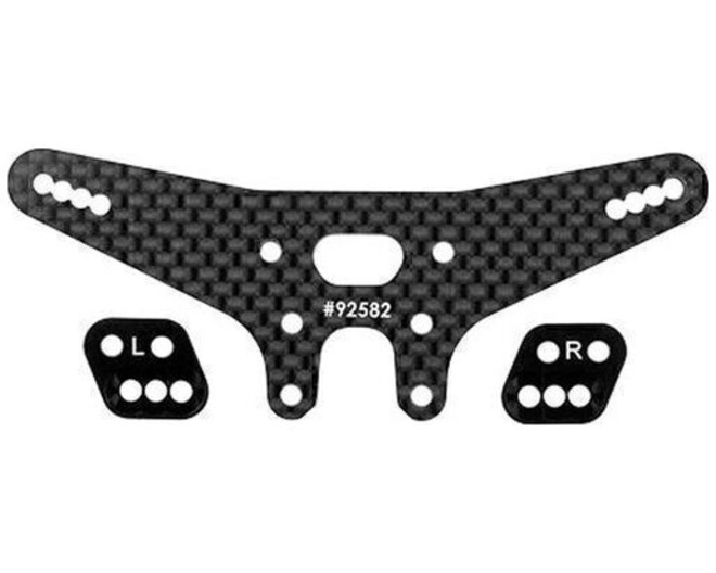 RC10b7.1 Ft Gull Dropper and Rear Shock Tower Set -2mm photo