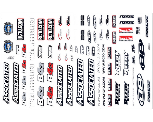 discontinued B4.2 Factory Team Decal Sheet photo