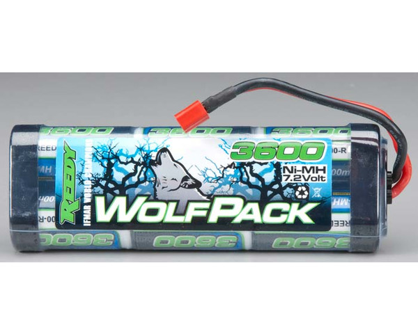 WolfPack NiMH 3600mAh 7.2V w/ High Power Connector photo