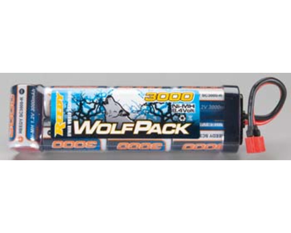 WolfPack NiMH 3000mAh 8.4V w/ High Power Connector photo
