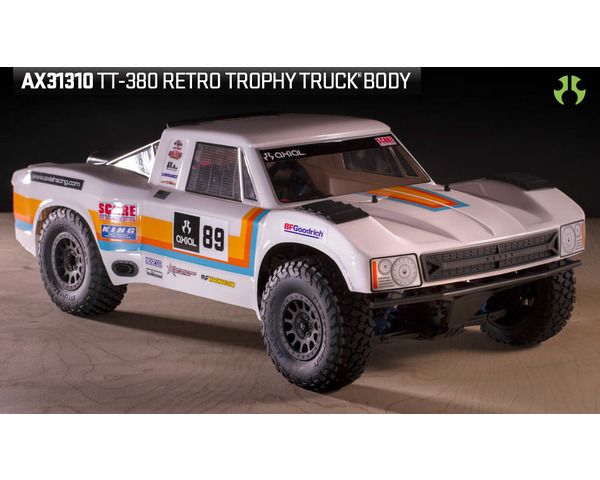 discontinued Axial Retro Trophy Truck Body shell .040 inch Clear photo