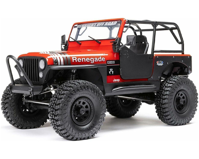 1/10 SCX10 III J33P CJ-7 4X4 RTR Brushed Rock Crawler Red photo