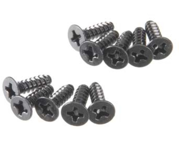 discontinued Tapping Flat Head M3x10mm Black Oxide (10) photo
