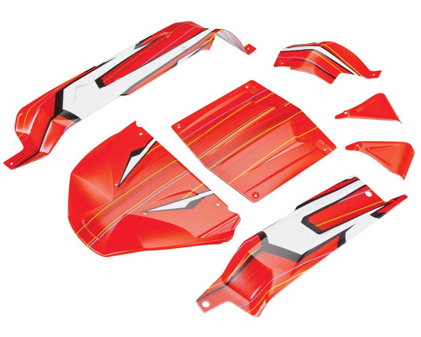 EXO Terra Buggy Body - .040inch (Pre-Printed Red) photo