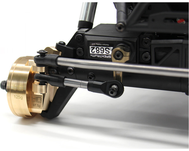 97.5g Brass Bearing Steering Knuckle AXP8 photo