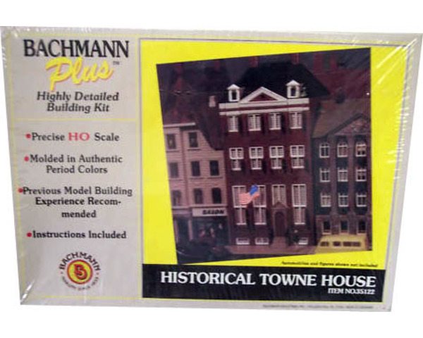discontinued Historical towne house HO scale train accessory photo