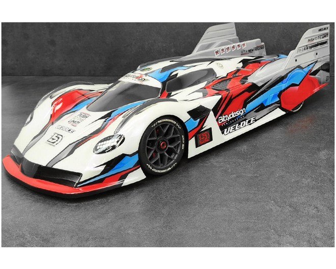 VELOCE 1/7 Fast Pre-Cut Speed-Run Body (Clear)