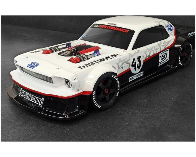 Destroyer 1/7 Supercar Body (Clear) (Arrma Infraction/Limitless) photo