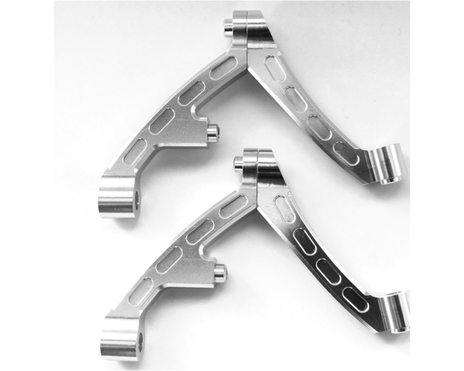 Tap to zoom discontinued Silver Aluminum Front Shock Support: HPI Baja