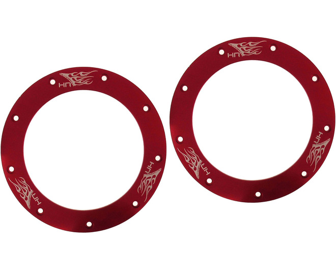 Tap to zoom Red 9 Bolt 14mm Beadlock Rings