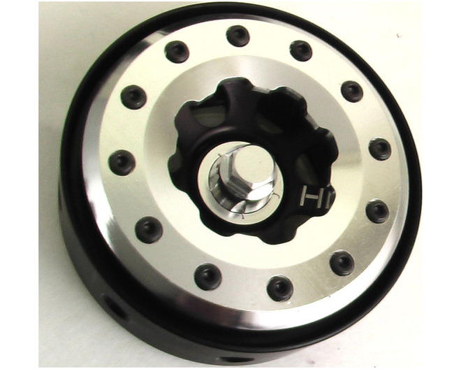 Tap to zoom Black Beadlock 1.9 Rims Silver Rings