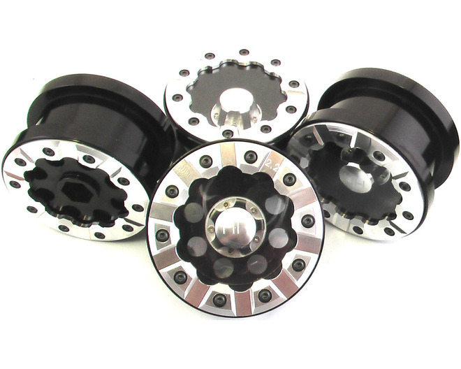 Tap to zoom discontinued 2.2 Silver Bead-Lock Rock N Roll Wheels 40mm