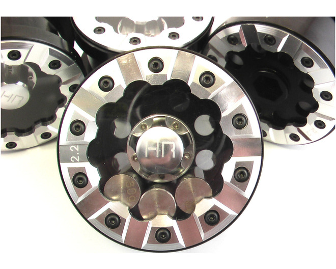 Tap to zoom 2.2 Silver Beadlock R N R wheel blac