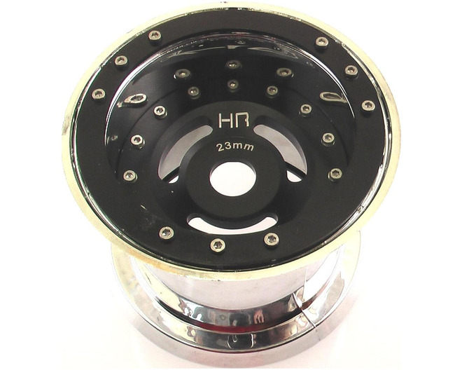 Tap to zoom Black Power Slot Aluminum Beadlock Wheels 40s 23mm