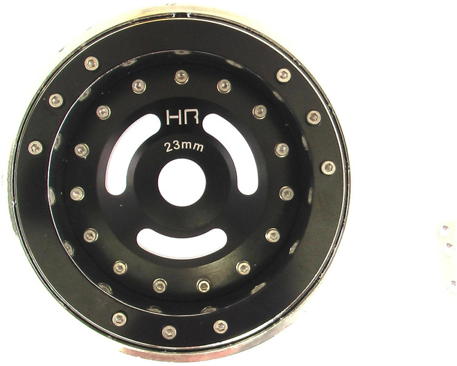 Tap to zoom Black Power Slot Aluminum Beadlock Wheels 40s 23mm