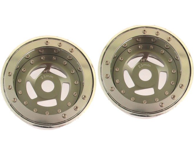 Tap to zoom Silver Beadlock Aluminum Speed Blaster Wheels 23mm