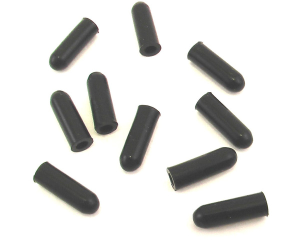 discontinued Black rubber antenna tips (10) photo