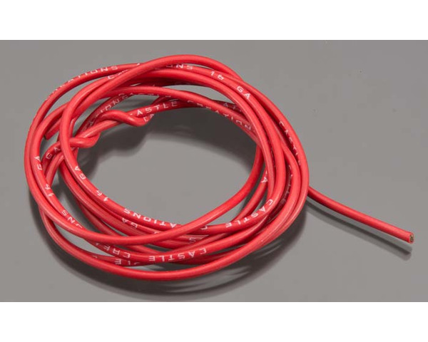 Wire 60 inch 16 AWG Red photo