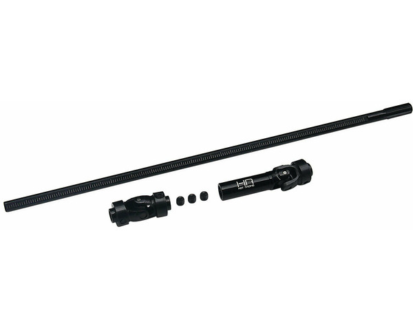 Black Cut to Length Center Driveline with Scale U-Joints 262mm photo