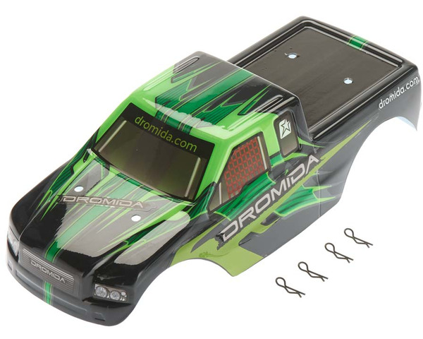 Body Printed w/Decals Green Monster Truck V2 photo