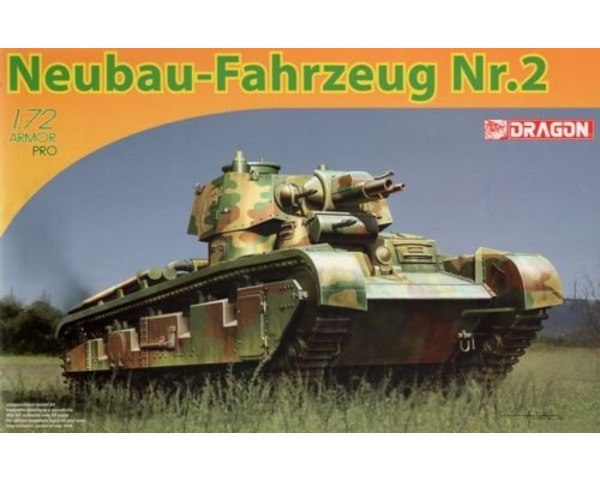 discontinued 1/72 model kit Neubau-Fahrzeug Nr.2 photo