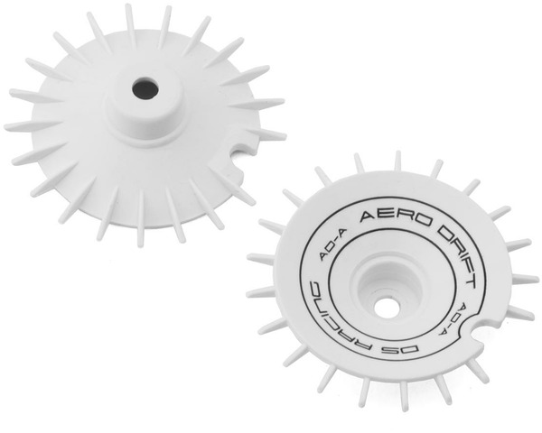 Sloped Aero Drift Wheel Cover (White) (2) (Drift Element Wheels) photo