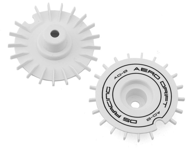 Flat Aero Drift Wheel Cover (White) (2) (Drift Element Wheel) photo