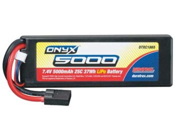 discontinued Lipo Onyx 2s 7.4v 5000mah 25c Hard Case Tra Plug photo