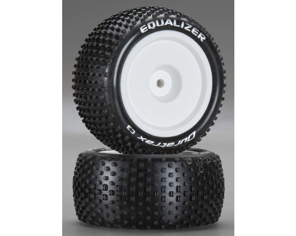 Equalizer 1/10 Buggy Tires 4WD Rear C3 Mounted KYO LOS 2 photo