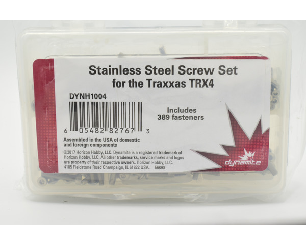 Stainless Steel Screw Kit: TRA TRX4 photo