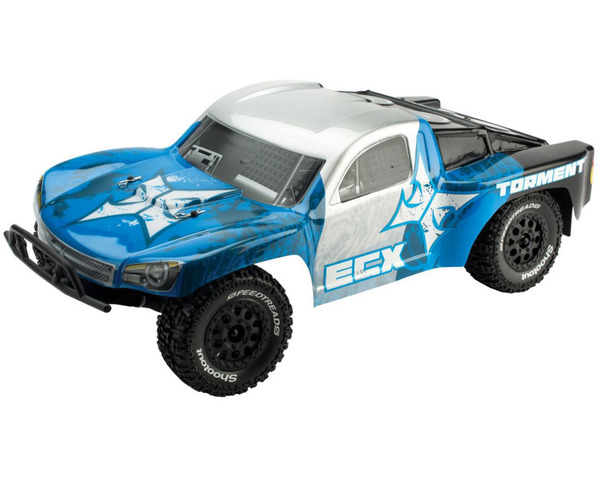 Torment 1:10 2wd SCT: Silver/Blue RTR photo