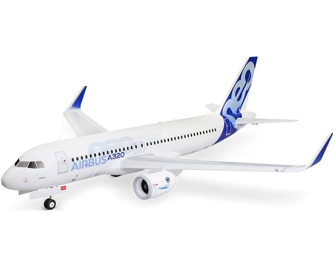 Airbus A320neo 1.5m Airliner Twin 64mm EDF BNF Basic with AS3X+  photo