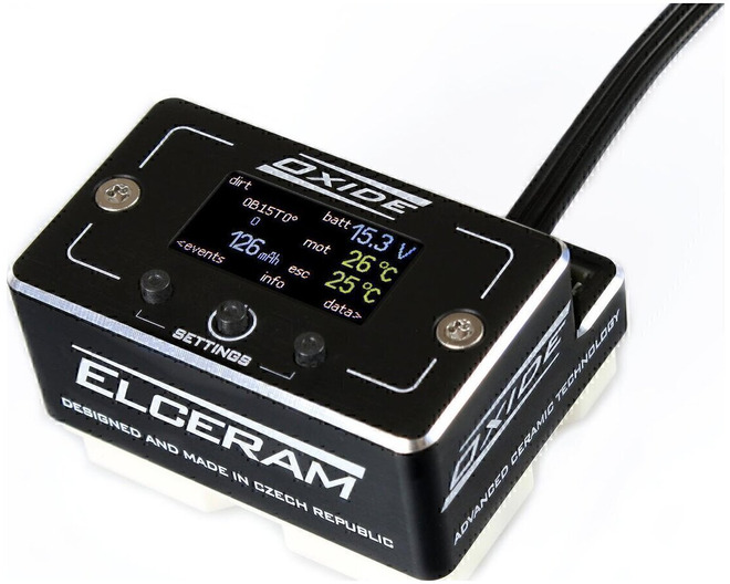 Oxide 1/8 brushless Esc W/Color Lcd Display photo