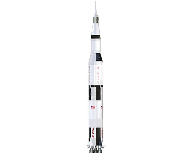 1/100 Saturn V Flying Model Rocket Kit photo