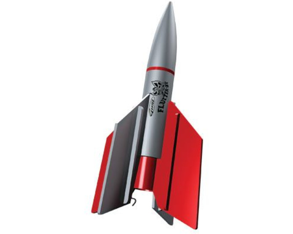 discontinued Flutter-by flying model rocket kit 8.25 inch 1/2-a photo