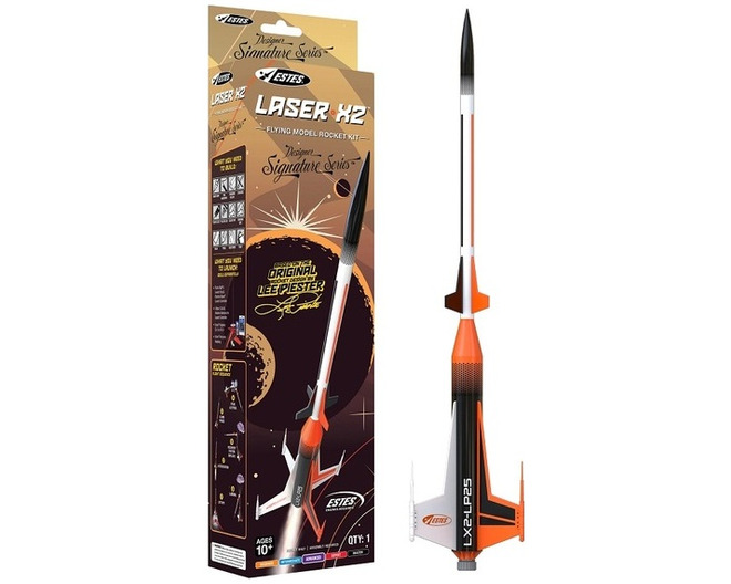 Laser X2 Model Rocket Kit photo