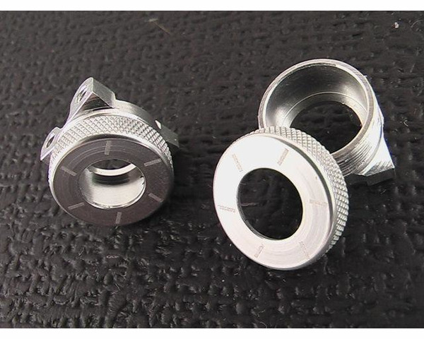 Tap to zoom Silver Aluminum Front Steering Knuckles