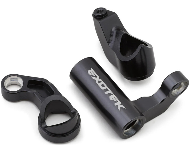 Tekno EB48/NB48 2.2 Aluminum Hd Steering Bellcrank Set (Gunmetal photo