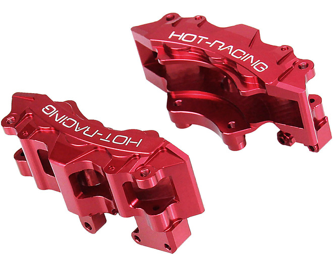 Red Aluminum Front Brake Calipers TRA FSC photo