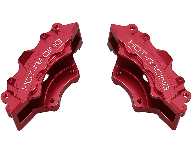 Red Aluminum Front Brake Calipers TRA FSC photo