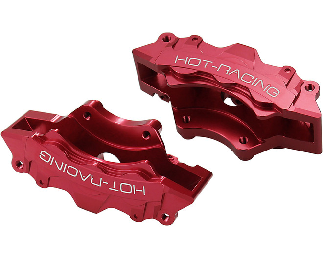 Red Aluminum Front Brake Calipers TRA FSC photo